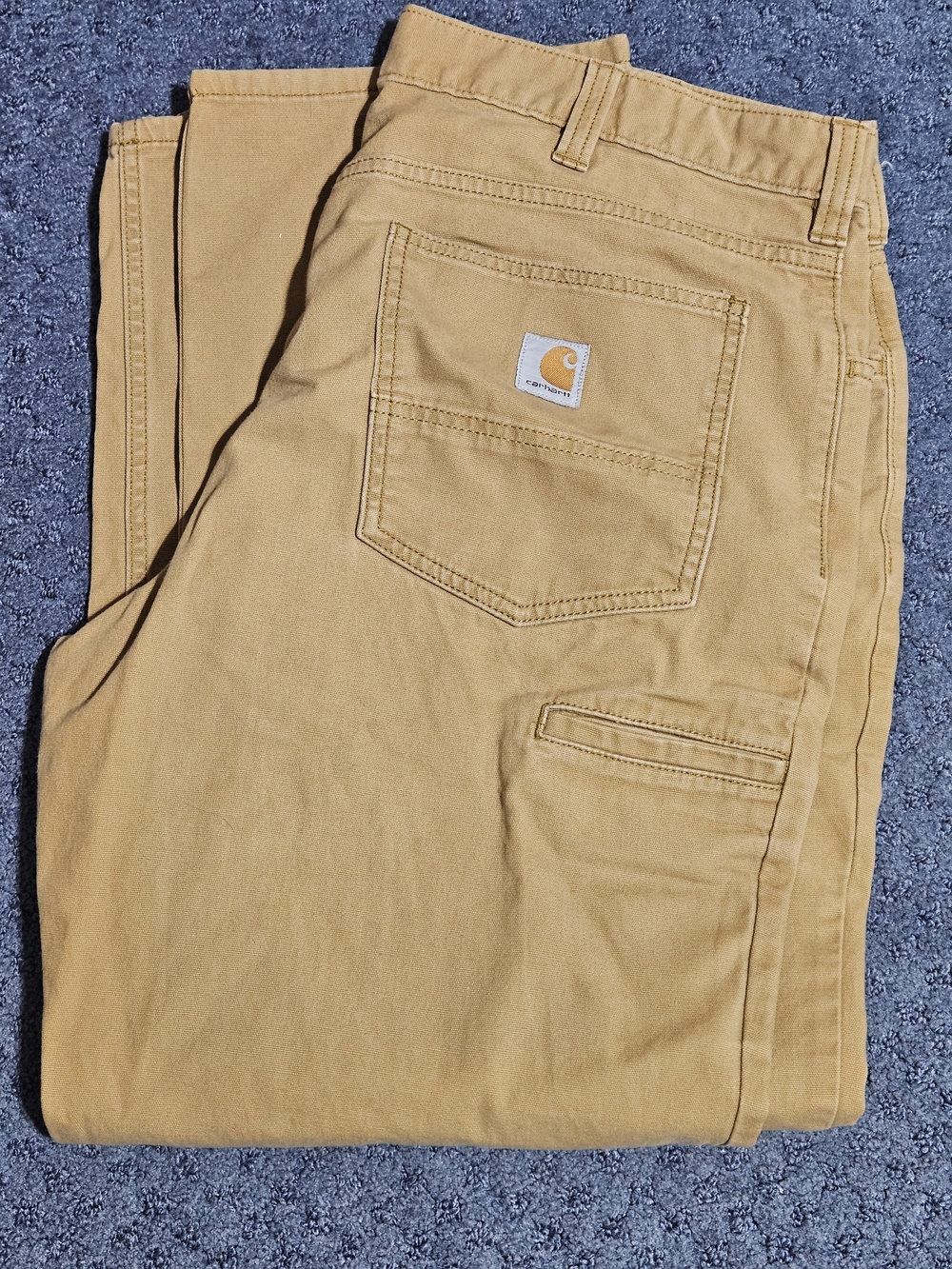 Carhartt Men's Relaxed Fit 38x30 Tan